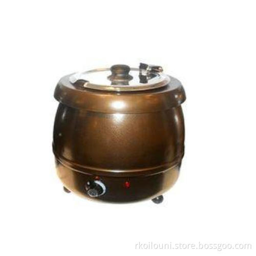 Cast Iron Black Soup Kettle 10L With Over-heating Protectio